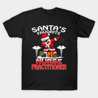 Santas Favorite Nurse Practitioner Christmas T Shi T-Shirt